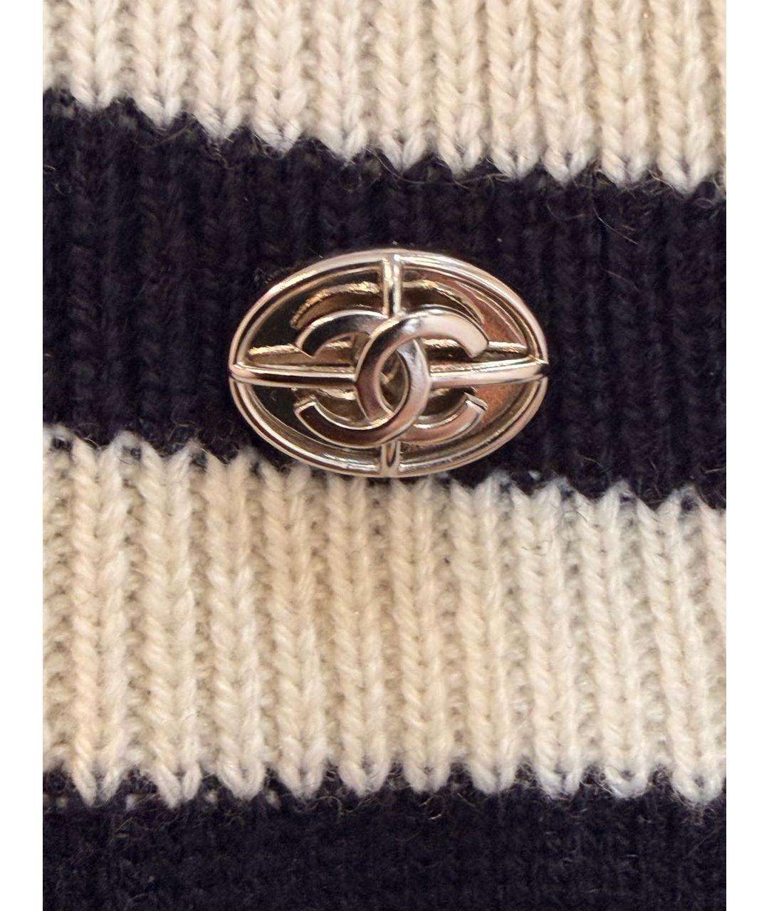 CHANEL Темно-синий кашемировый костюм с юбками, фото 6
