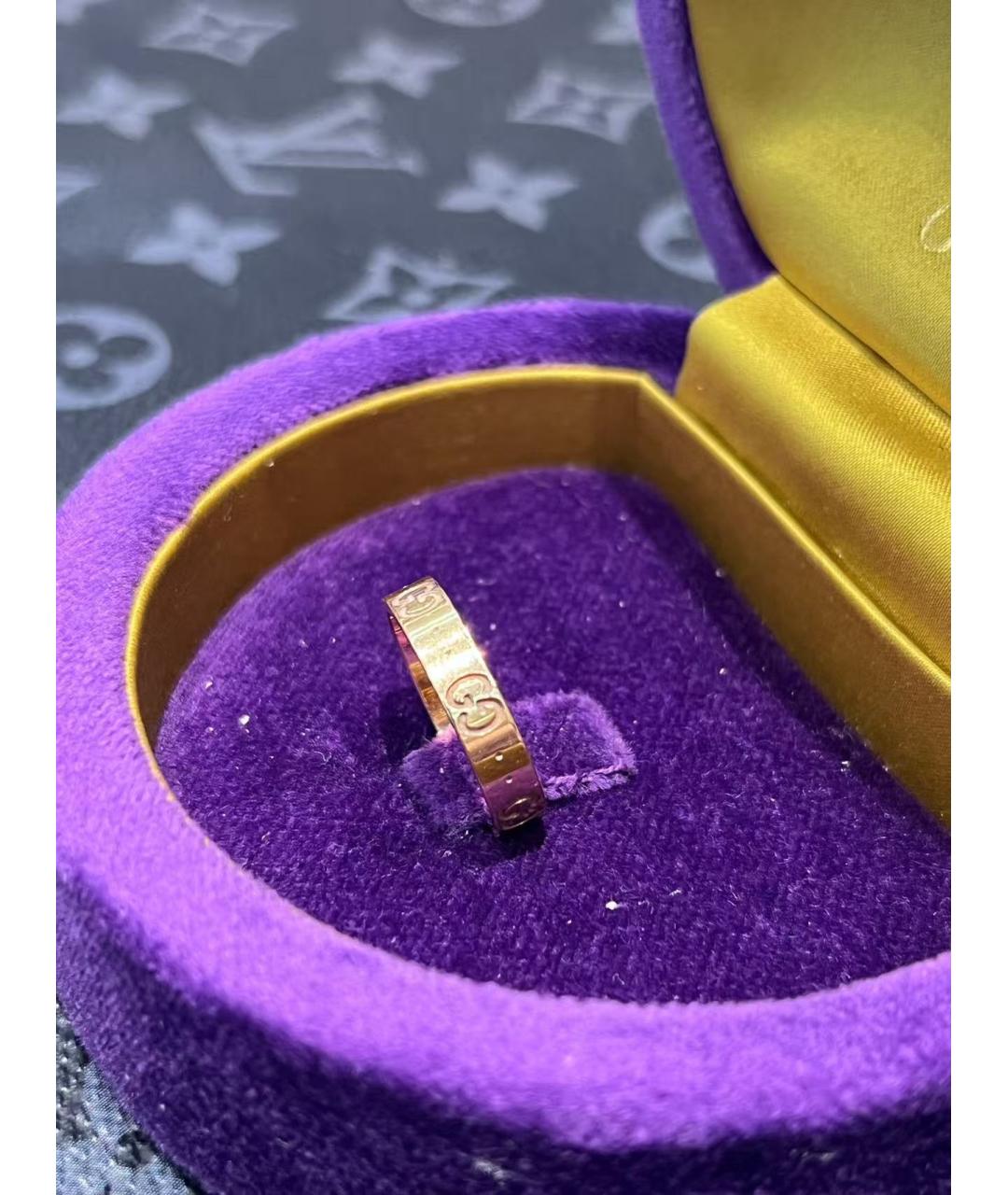 GUCCI Золотое кольцо из розового золота, фото 3