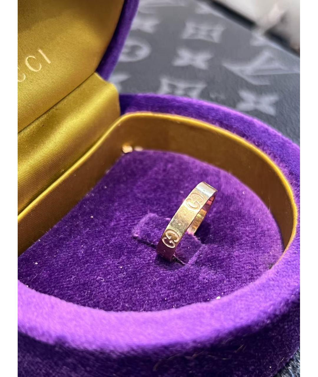GUCCI Золотое кольцо из розового золота, фото 4
