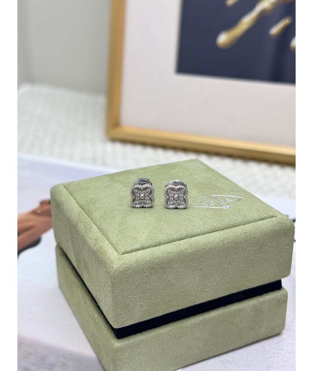 VAN CLEEF & ARPELS Серебряные серьги из белого золота, фото 2
