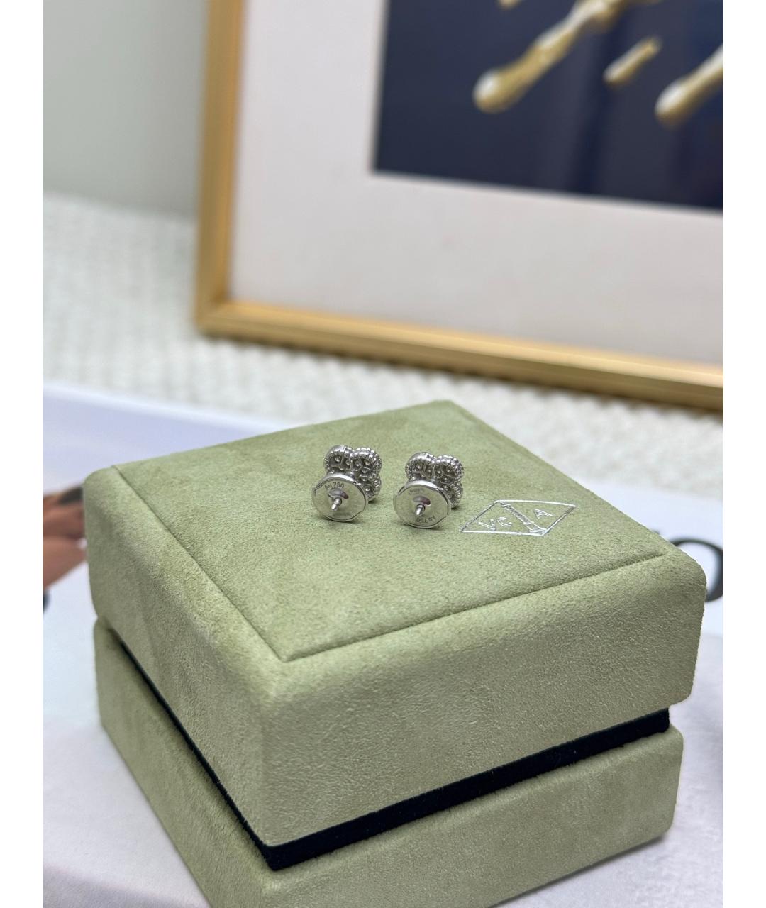 VAN CLEEF & ARPELS Серебряные серьги из белого золота, фото 3