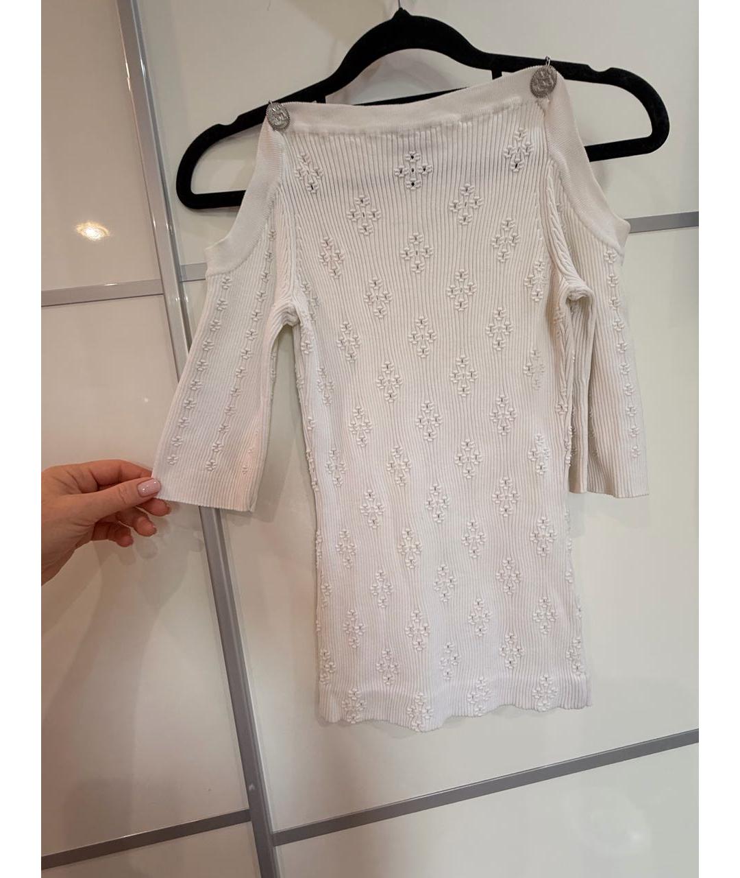 CHANEL Белая хлопковая футболка, фото 2