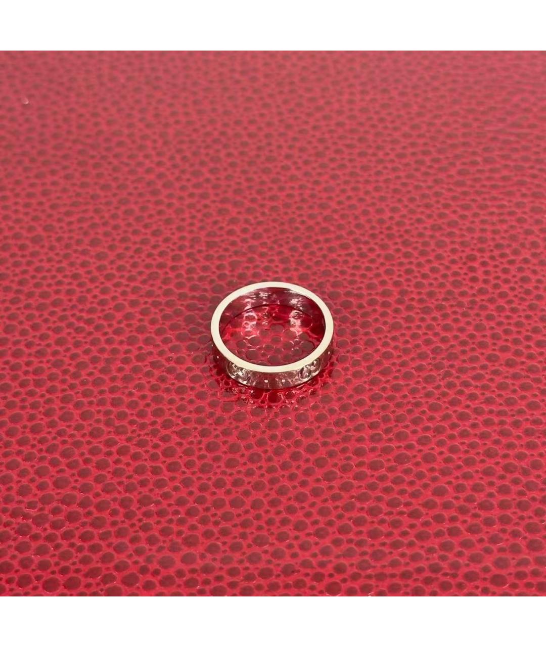 GUCCI Серебряное кольцо из белого золота, фото 6