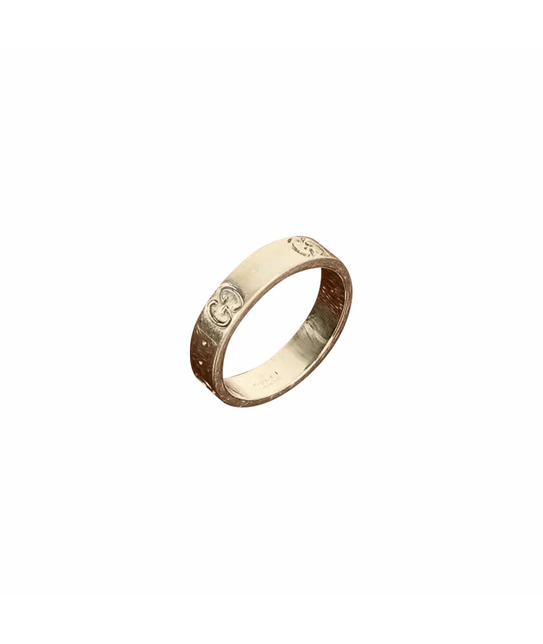 GUCCI Серебряное кольцо из белого золота, фото 1