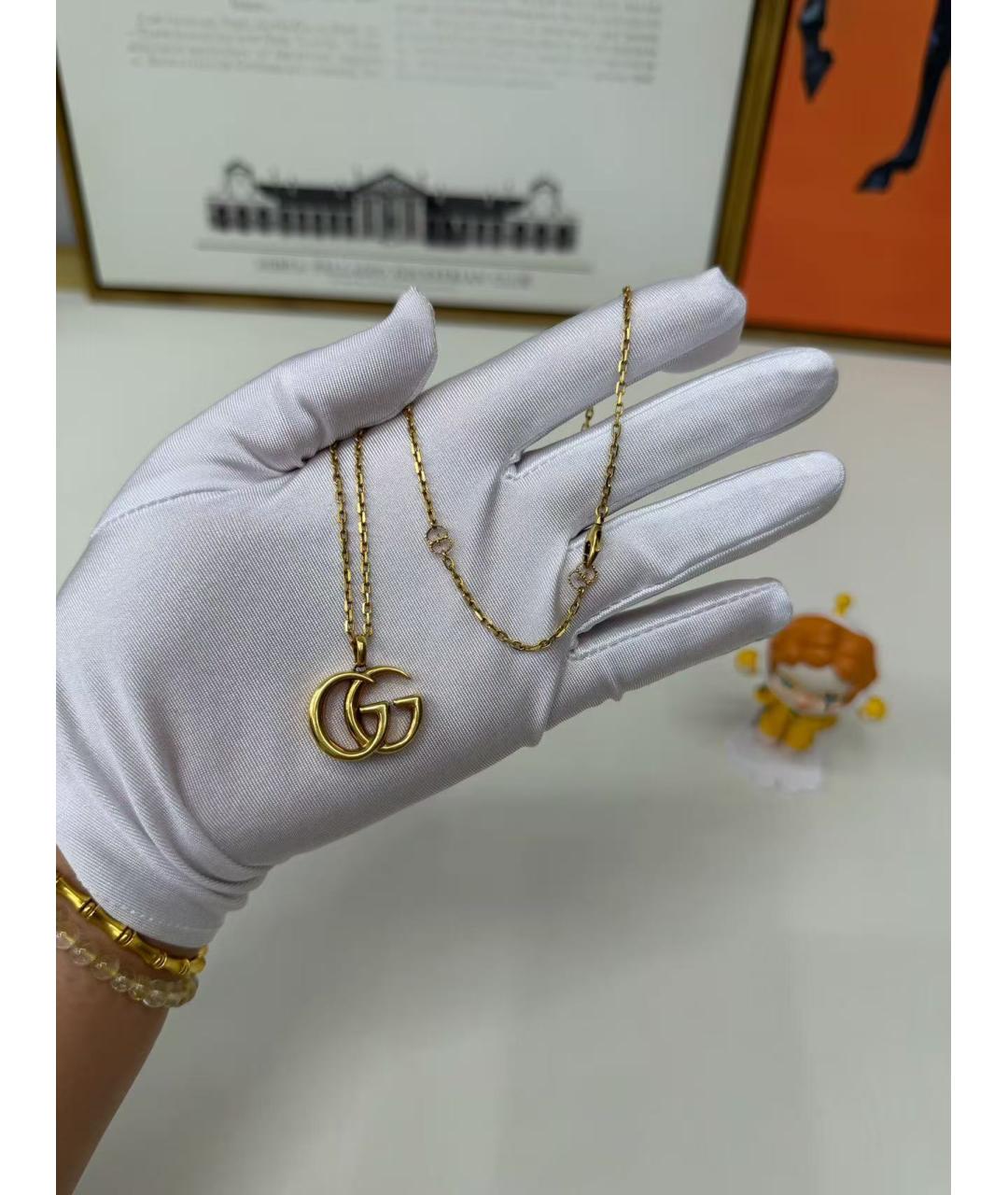 GUCCI Золотое колье, фото 2