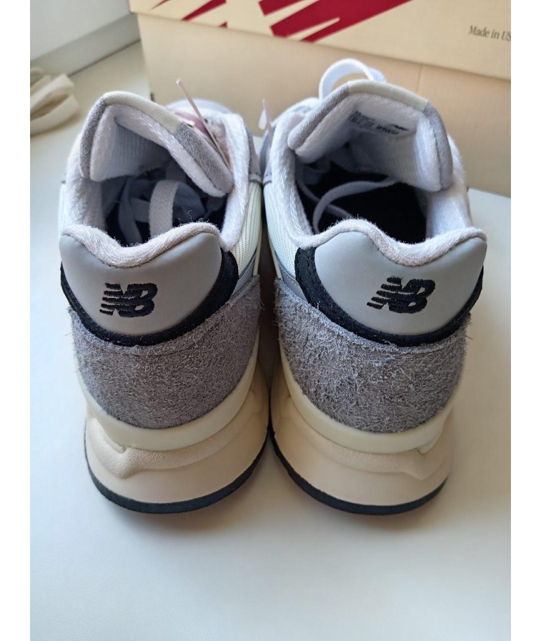 NEW BALANCE Серые замшевые кроссовки, фото 4