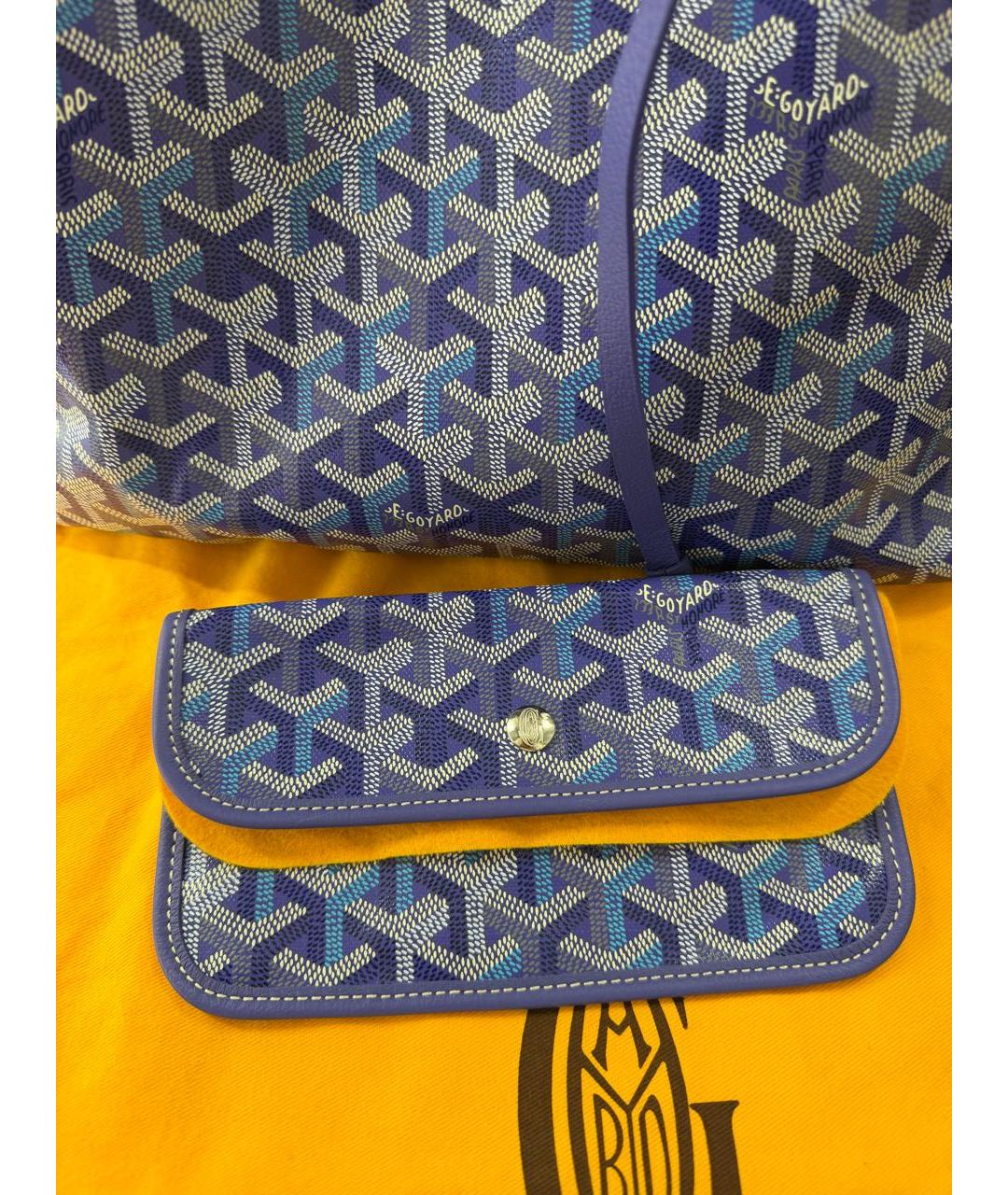 GOYARD Фиолетовая сумка тоут, фото 7