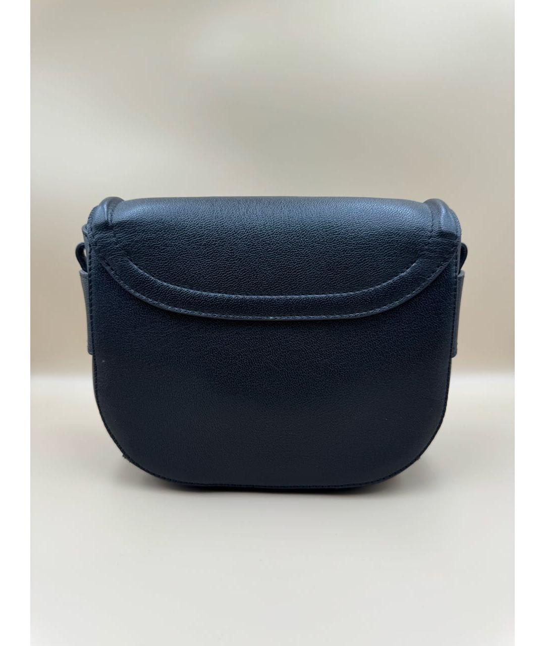 SEE BY CHLOE Черная кожаная сумка через плечо, фото 2