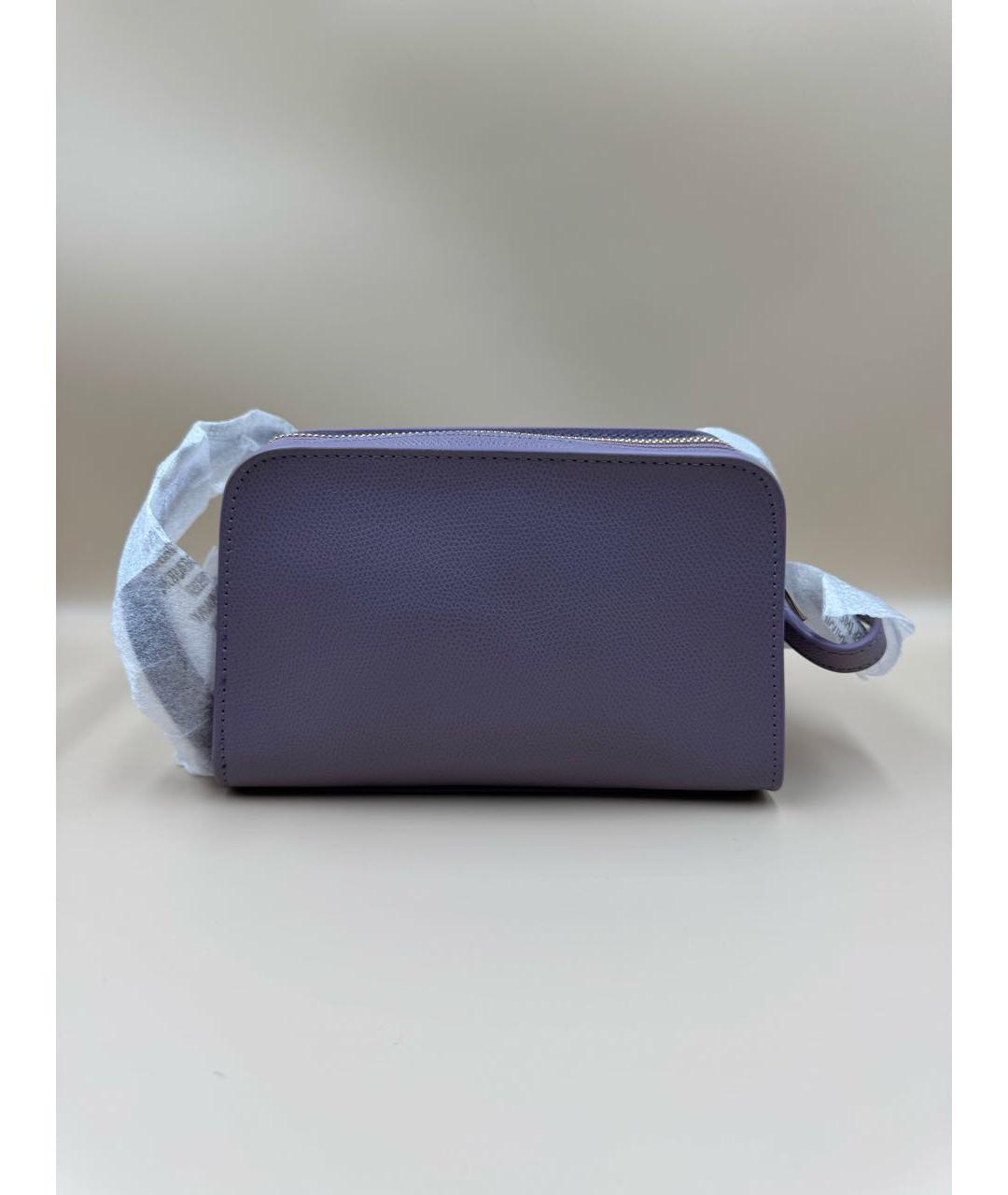 FURLA Фиолетовая кожаная сумка через плечо, фото 2
