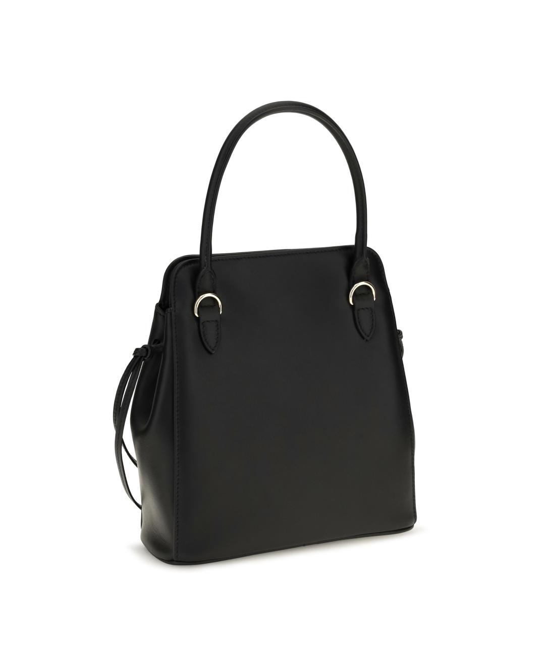 PRADA Черная кожаная сумка тоут, фото 3