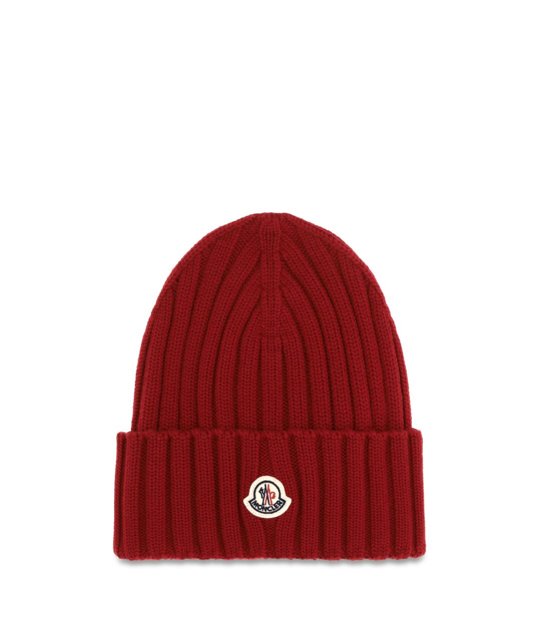MONCLER Красная шапка, фото 1