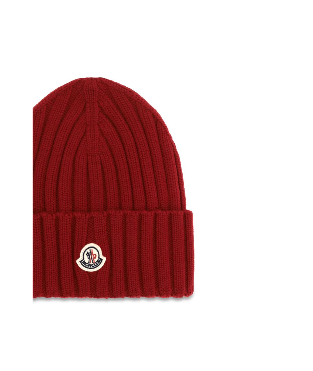 MONCLER Красная шапка, фото 3