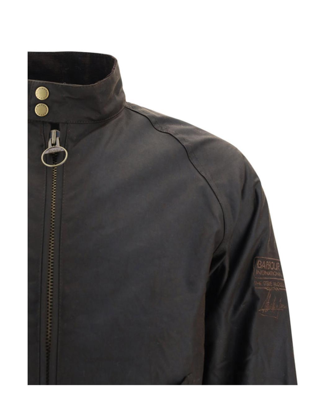 BARBOUR Коричневая хлопковая куртка, фото 3