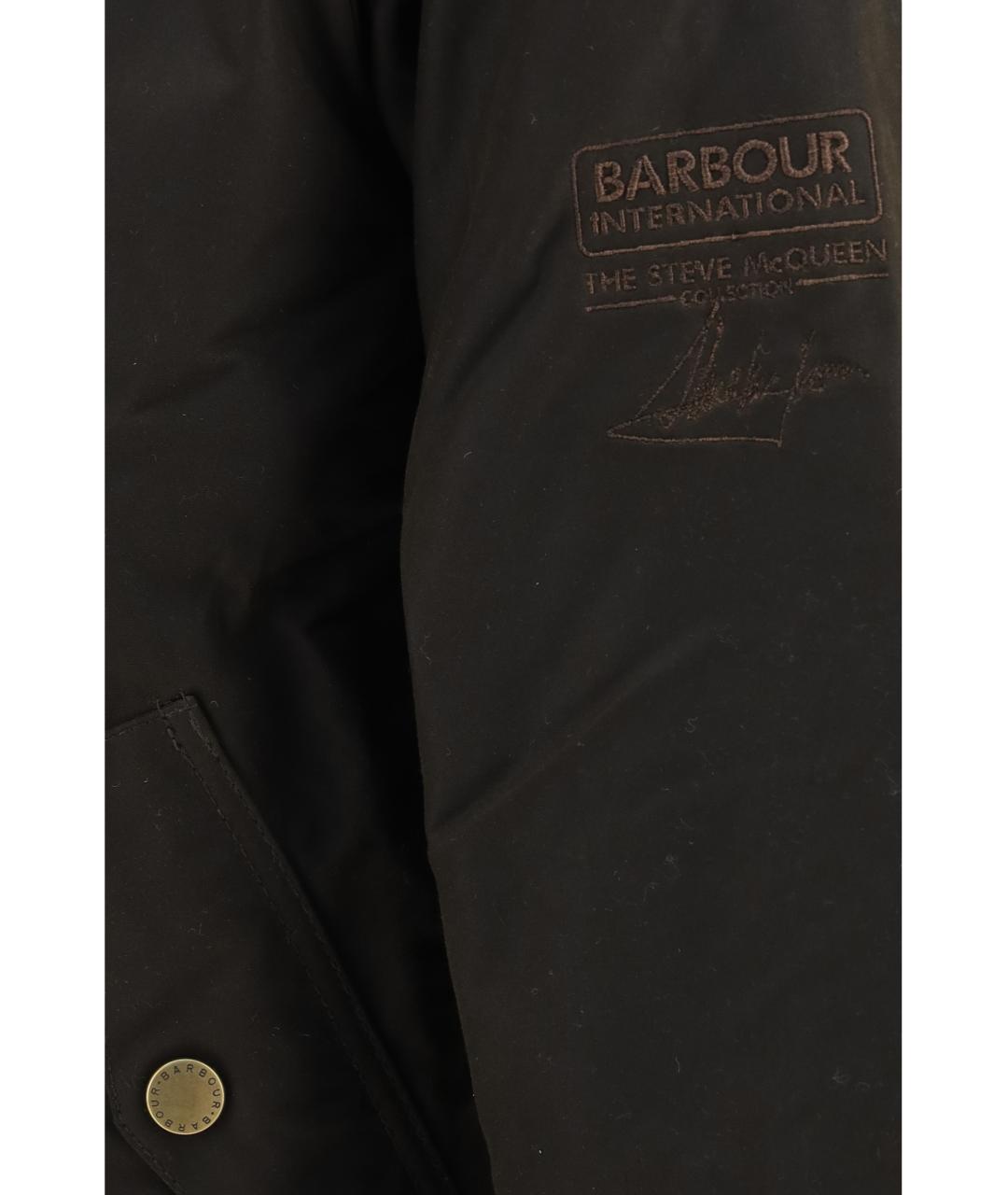 BARBOUR Коричневая хлопковая куртка, фото 4