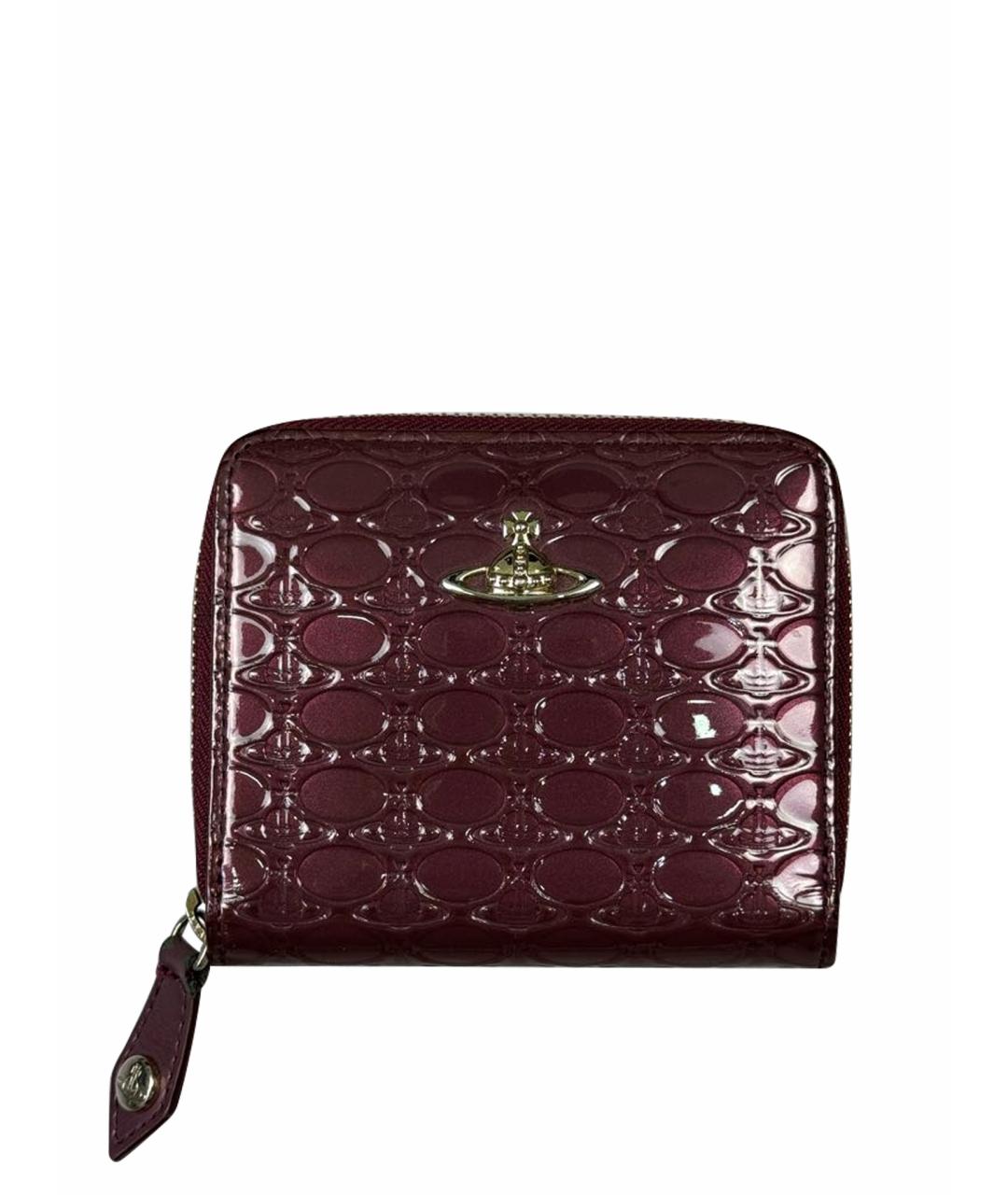 VIVIENNE WESTWOOD Розовый кошелек из лакированной кожи, фото 9