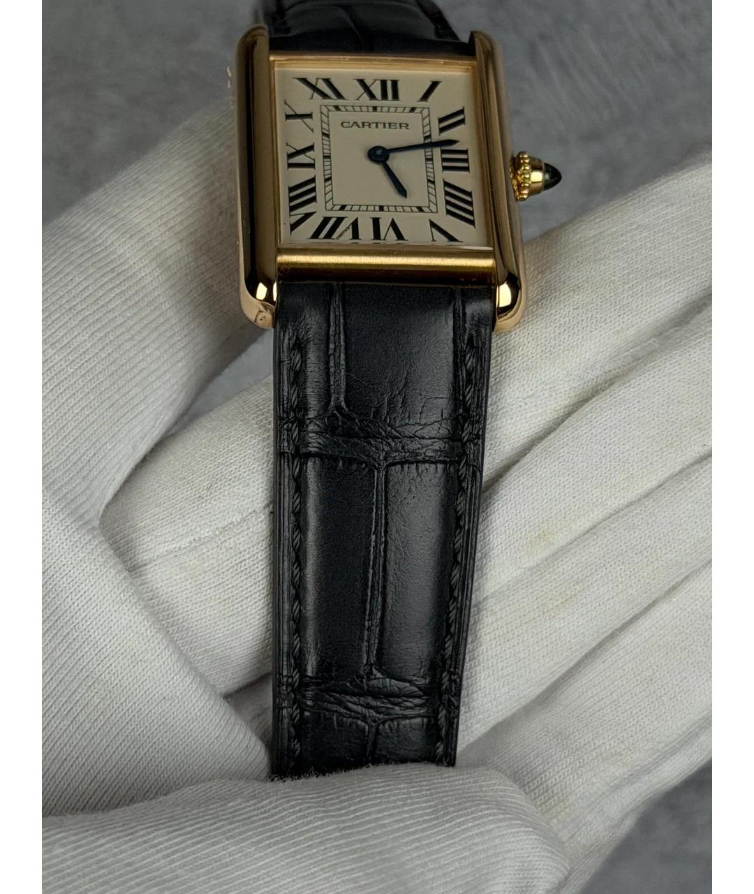 CARTIER Золотые часы из желтого золота, фото 5