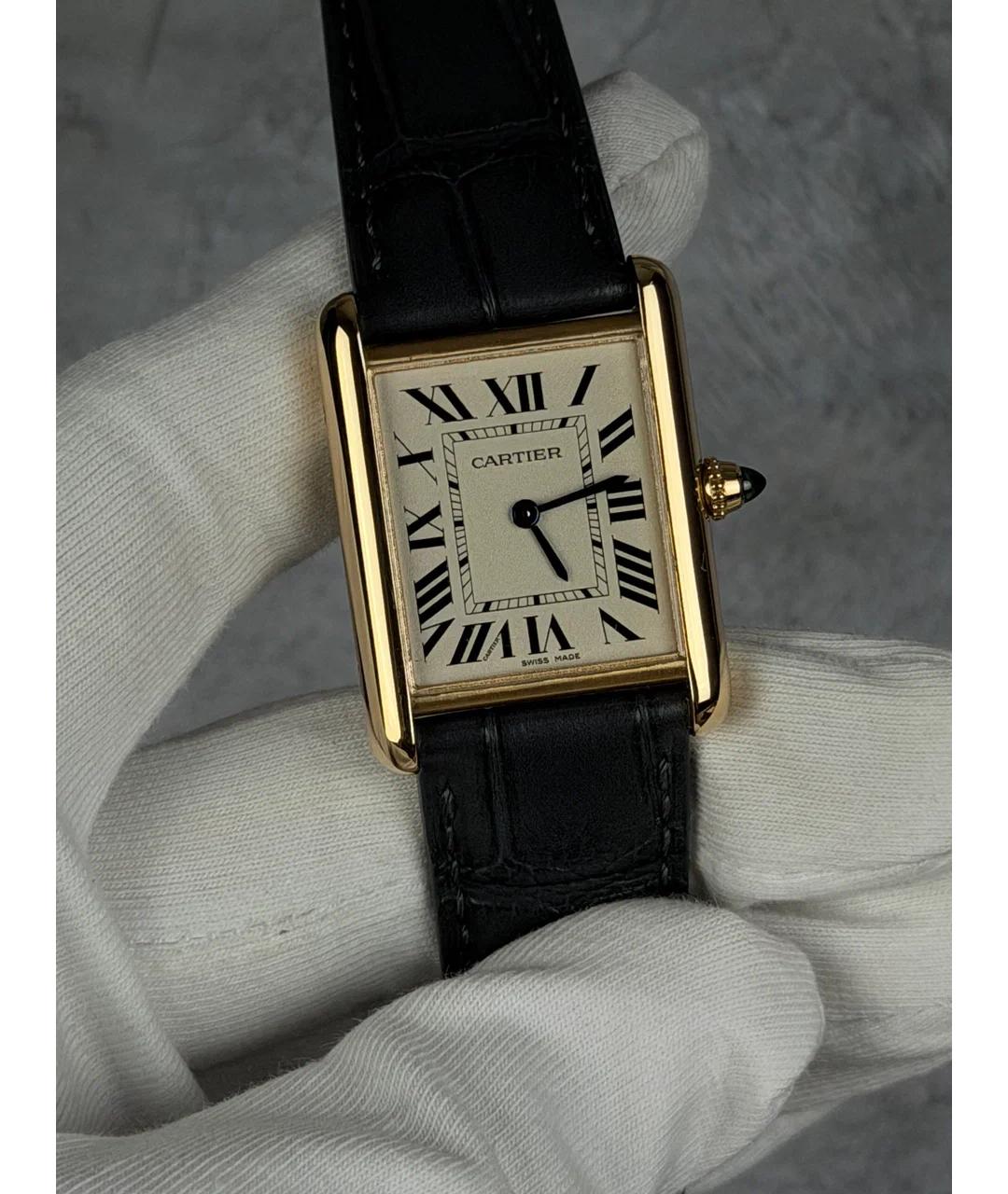 CARTIER Золотые часы из желтого золота, фото 2