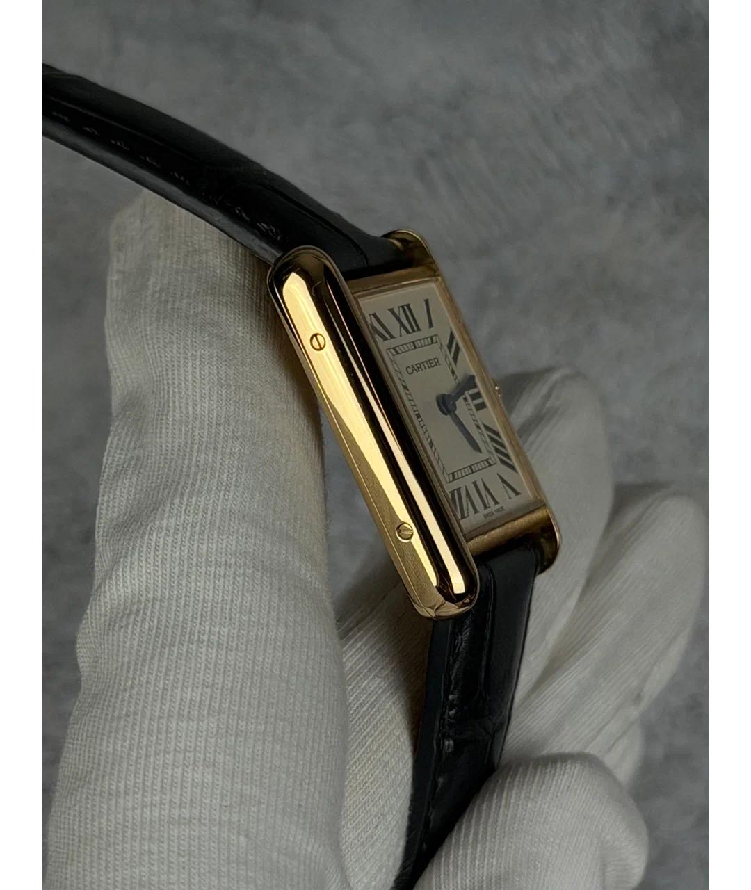 CARTIER Золотые часы из желтого золота, фото 4