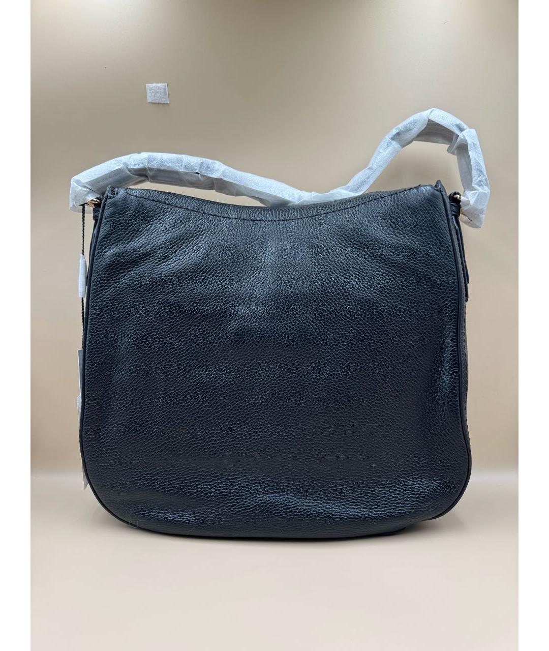 MARC JACOBS Черная кожаная сумка с короткими ручками, фото 2