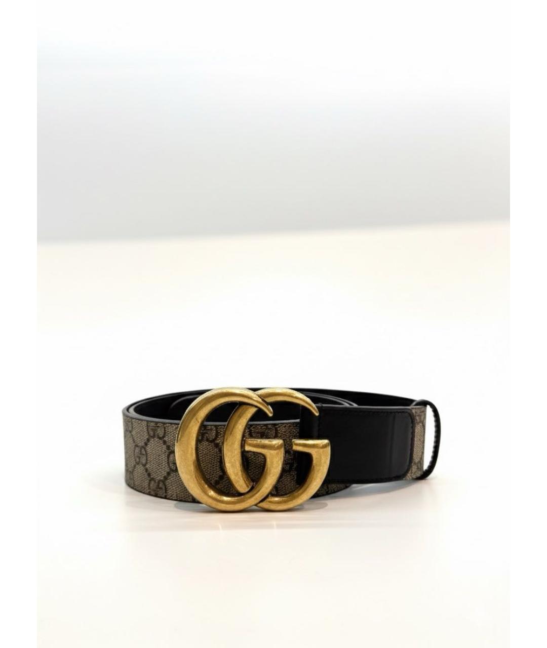 GUCCI Черный кожаный ремень, фото 8