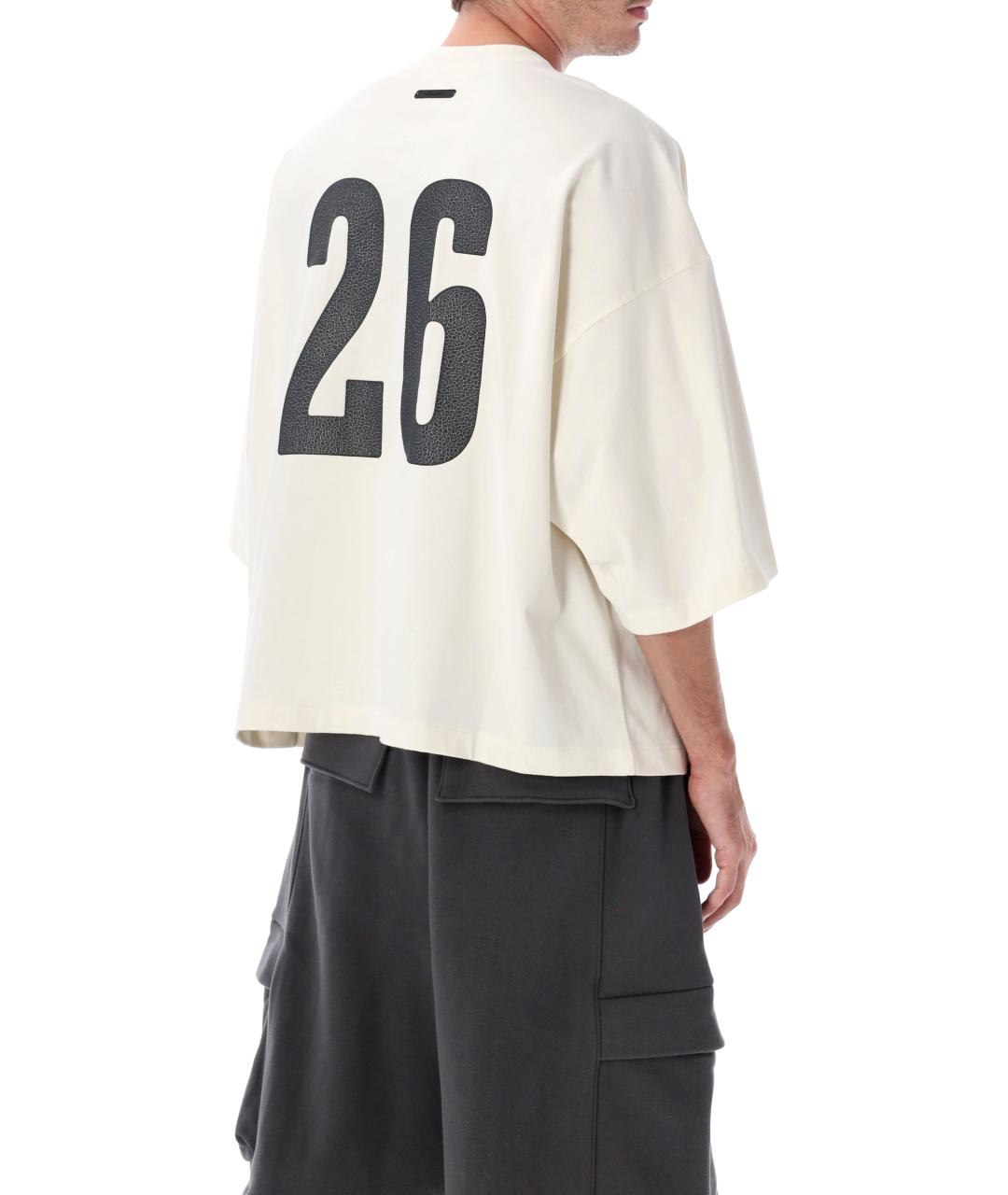 FEAR OF GOD ESSENTIALS Белая хлопковая футболка, фото 2