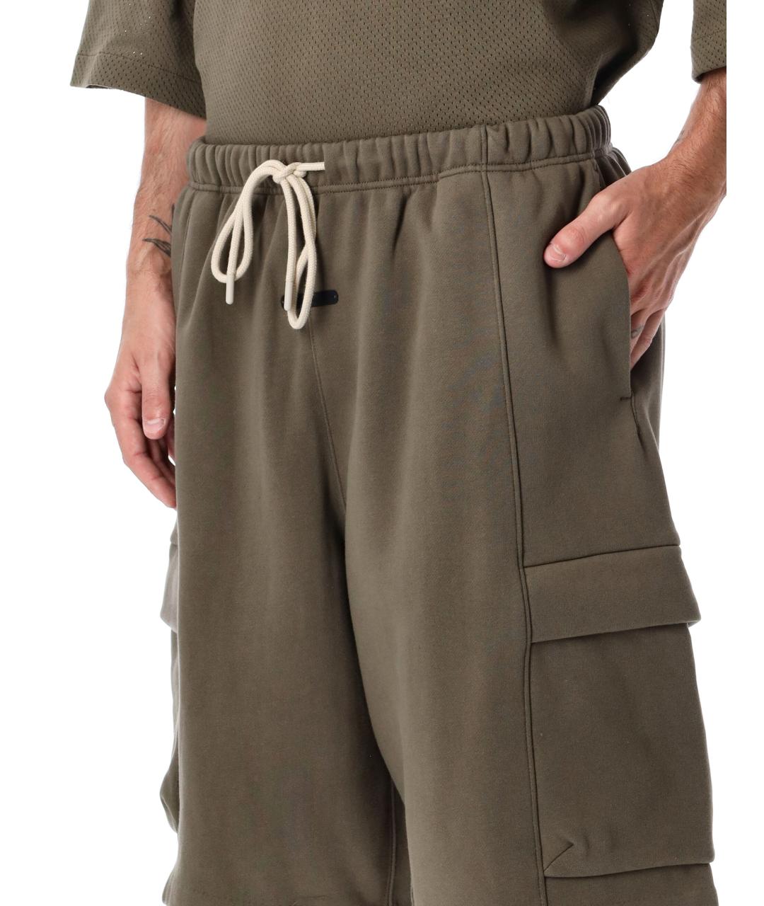 FEAR OF GOD ESSENTIALS Зеленые хлопковые шорты, фото 3