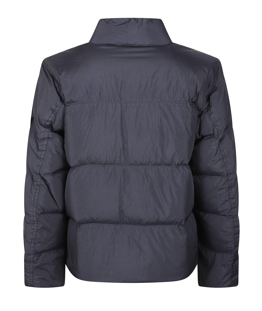 STONE ISLAND Синий полиамидовый пуховик, фото 3