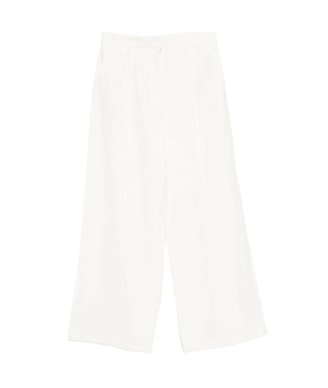 CALVIN KLEIN Белые прямые брюки, фото 1