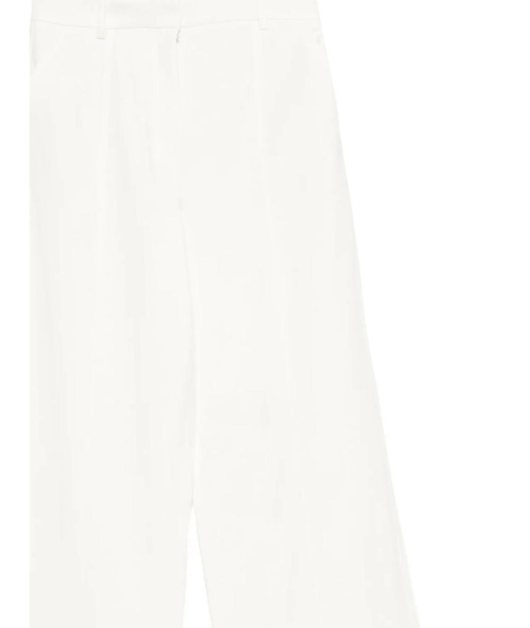 CALVIN KLEIN Белые прямые брюки, фото 2