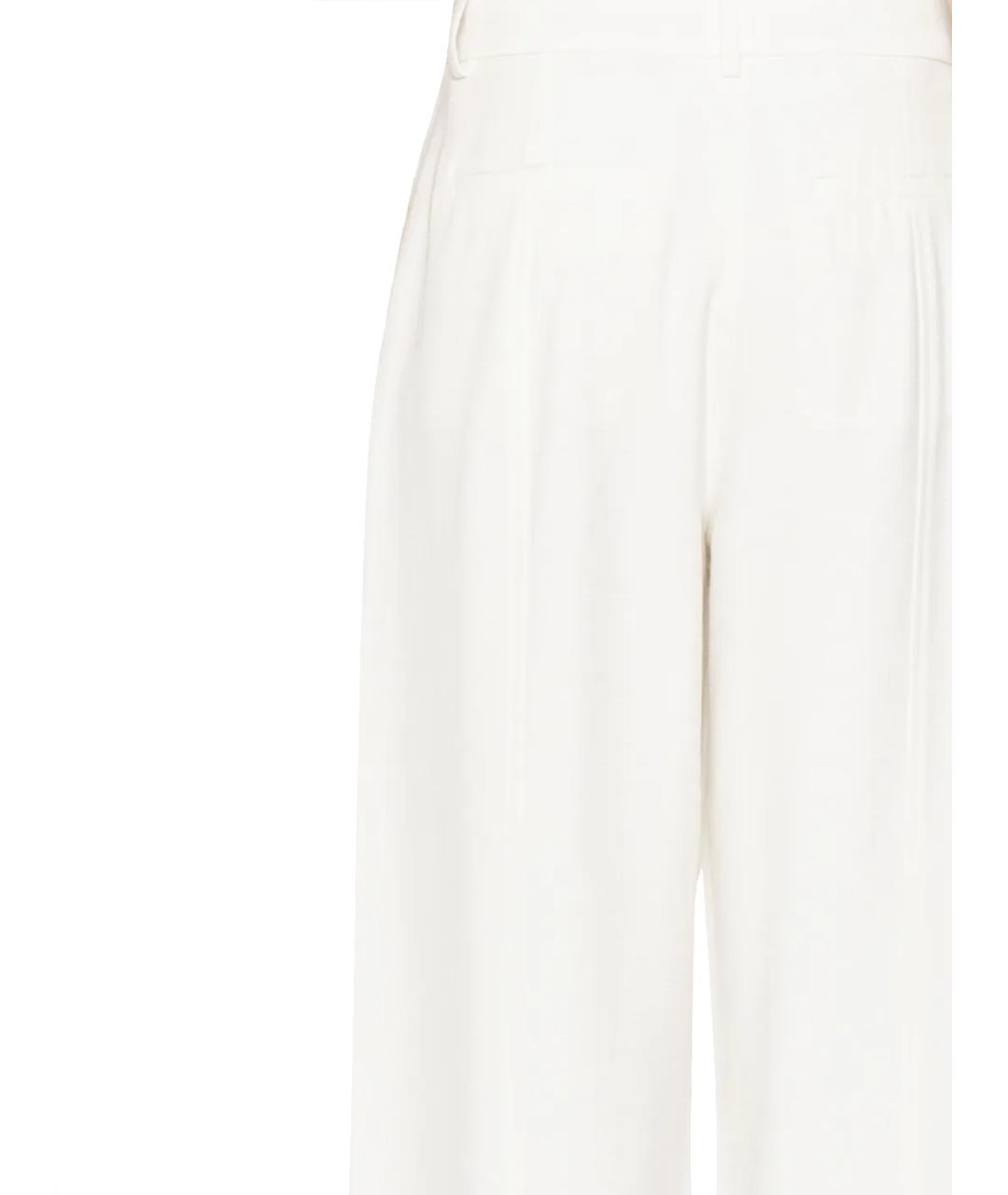 CALVIN KLEIN Белые прямые брюки, фото 3