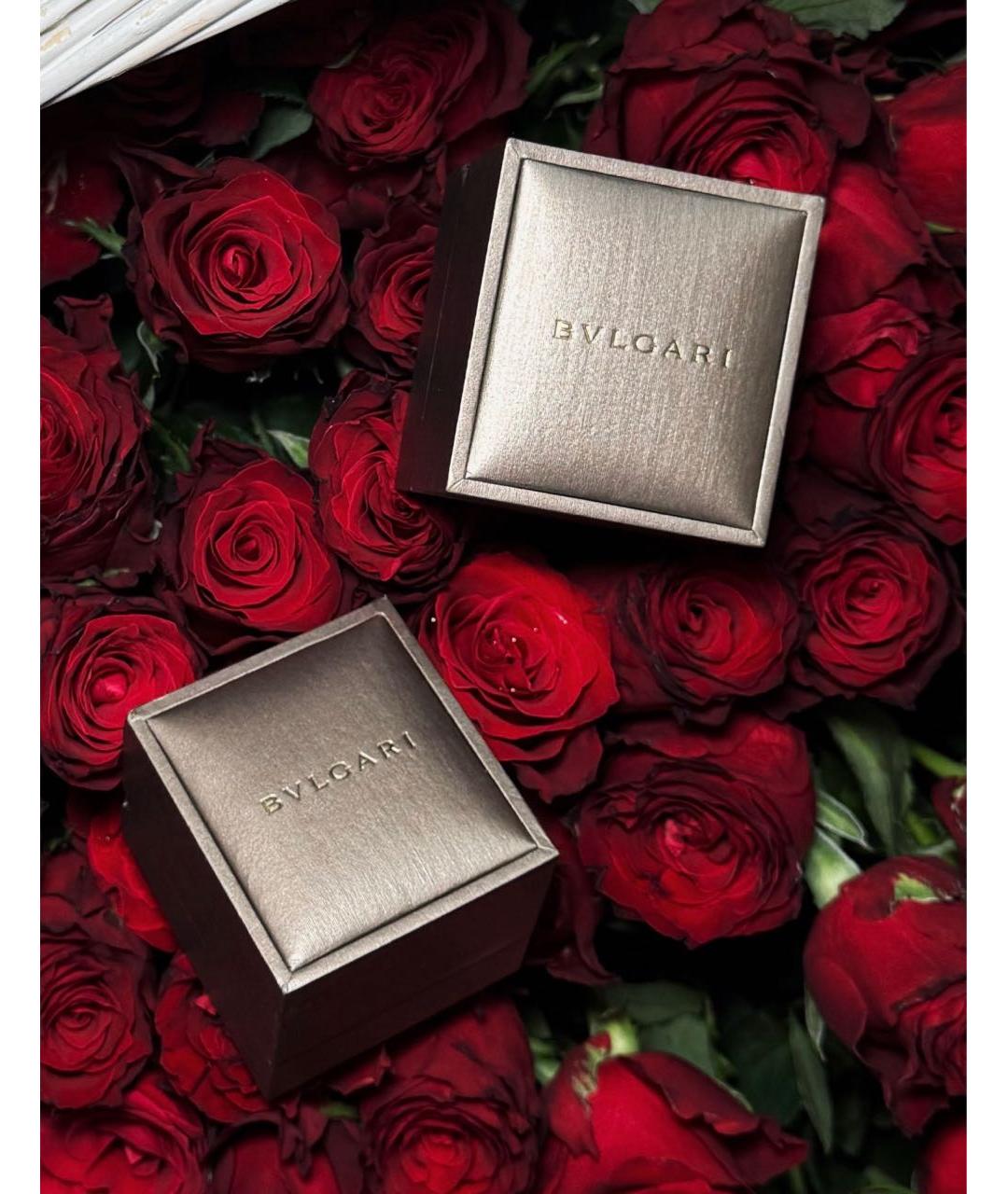 BVLGARI Золотые серьги из розового золота, фото 5