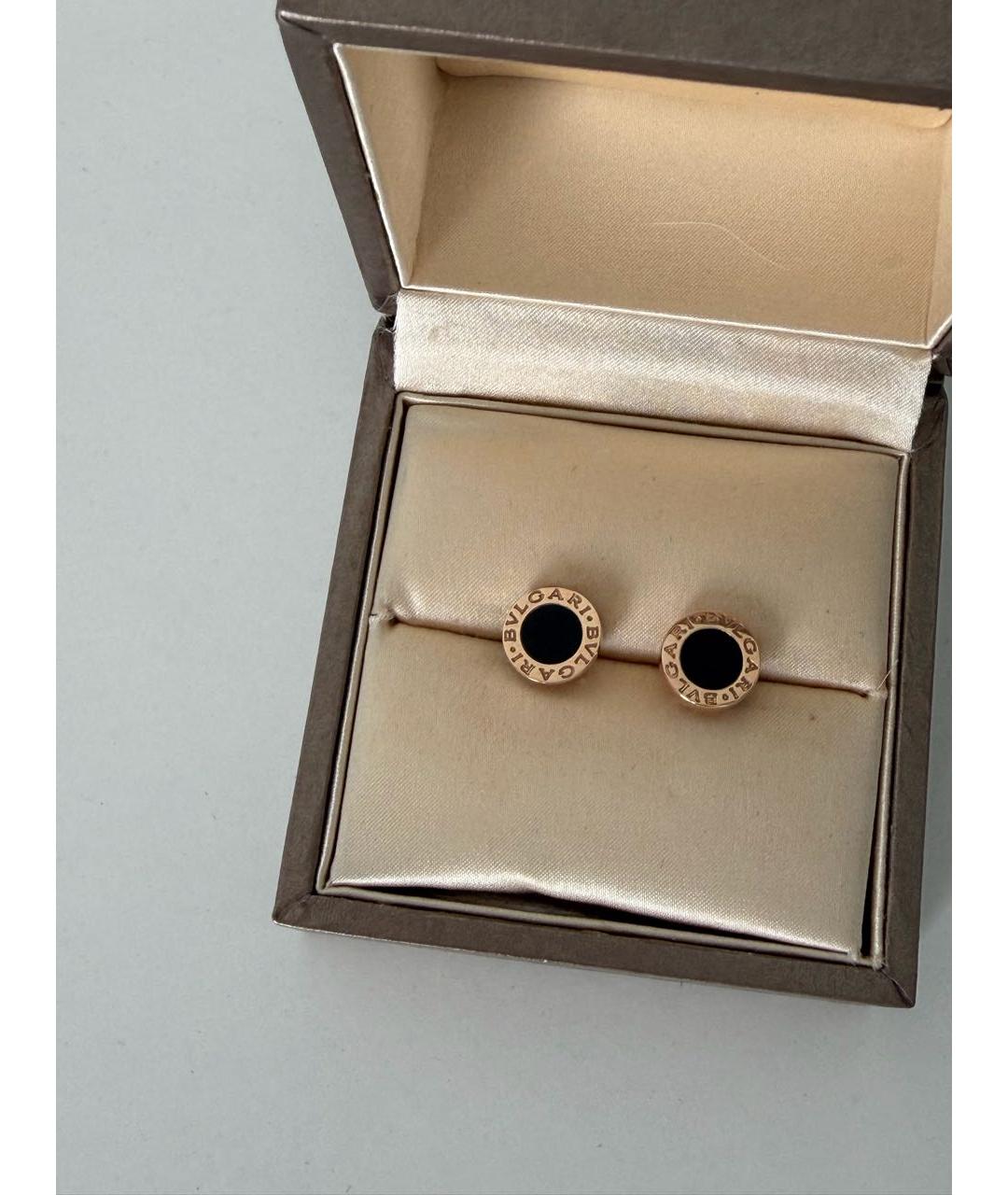 BVLGARI Золотые серьги из розового золота, фото 8