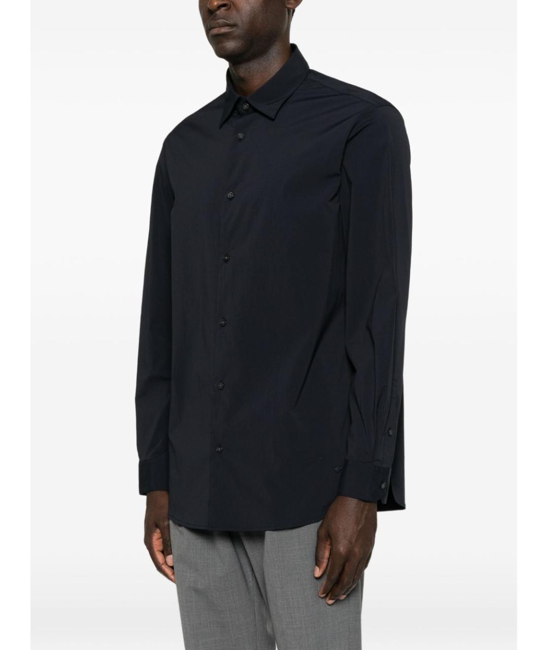 EMPORIO ARMANI Синяя классическая рубашка, фото 2