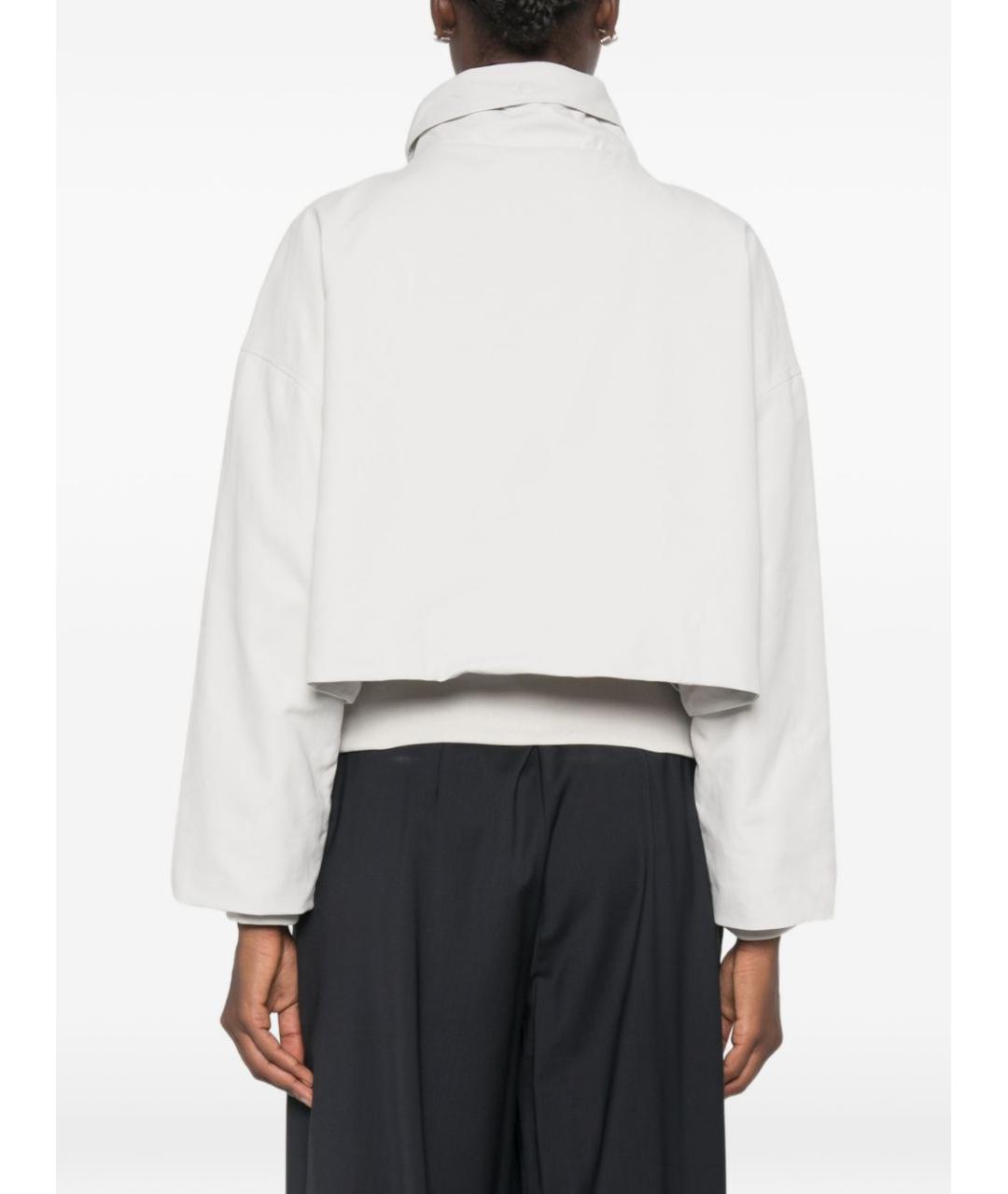 EMPORIO ARMANI Белая полиамидовая куртка, фото 2