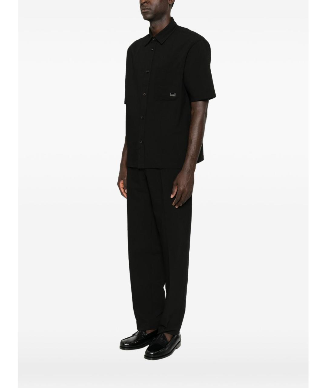 EMPORIO ARMANI Черная кэжуал рубашка, фото 2