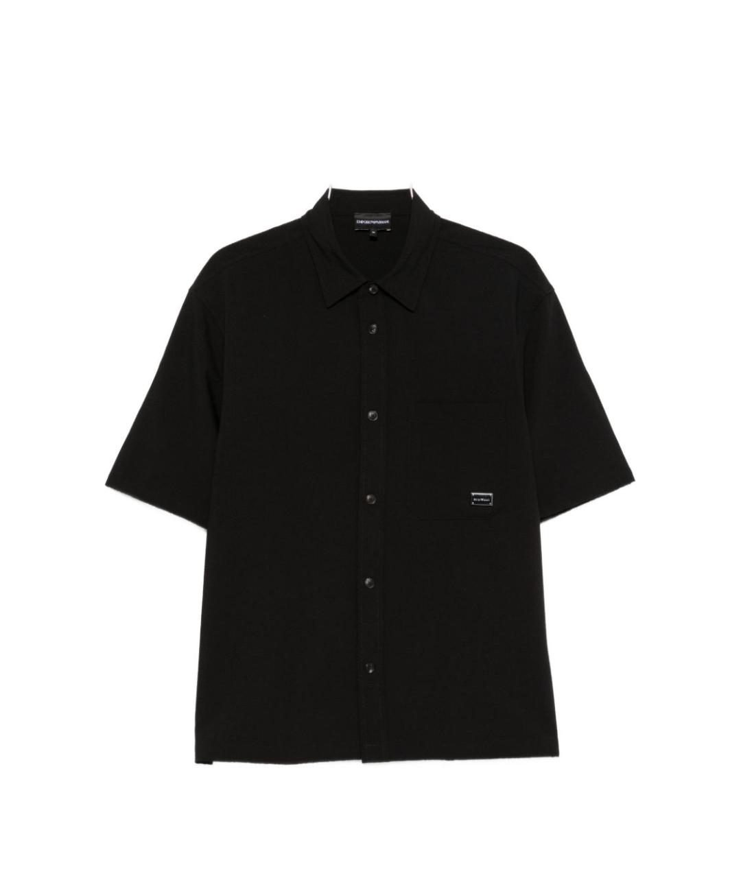 EMPORIO ARMANI Черная кэжуал рубашка, фото 1
