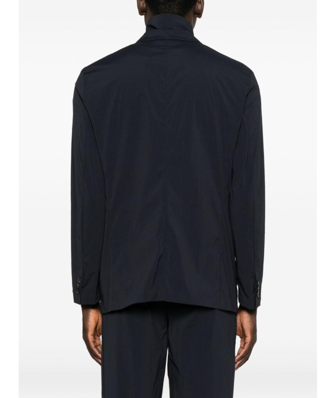 EMPORIO ARMANI Синяя полиамидовая куртка, фото 3