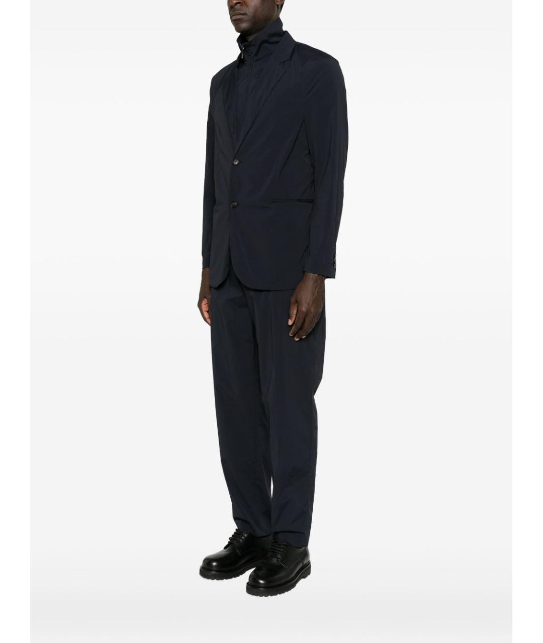 EMPORIO ARMANI Синяя полиамидовая куртка, фото 2