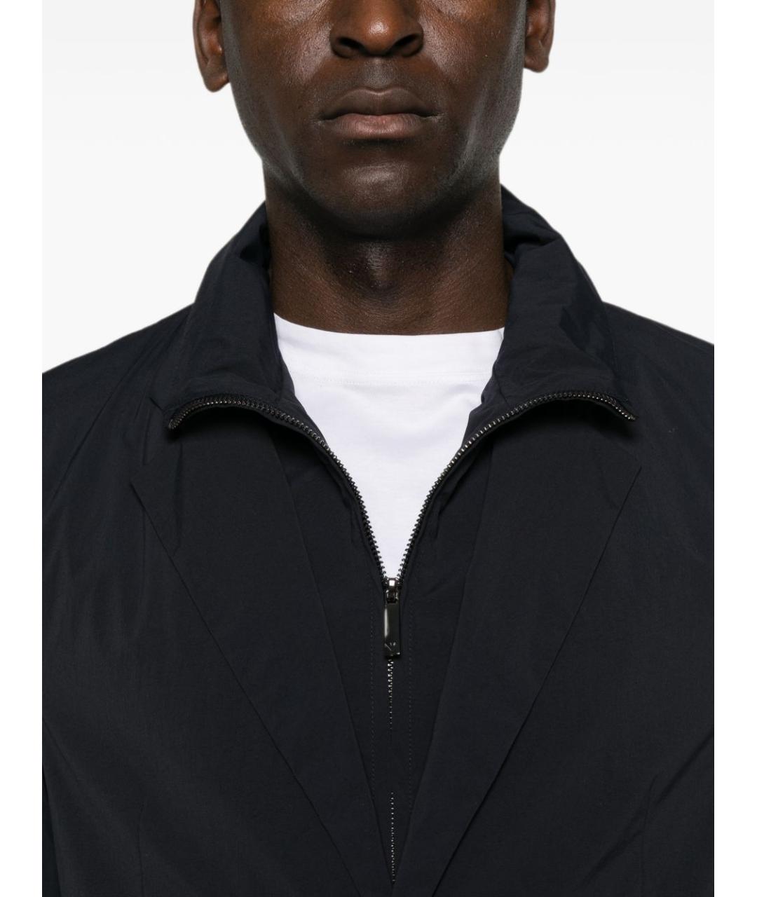 EMPORIO ARMANI Синяя полиамидовая куртка, фото 5