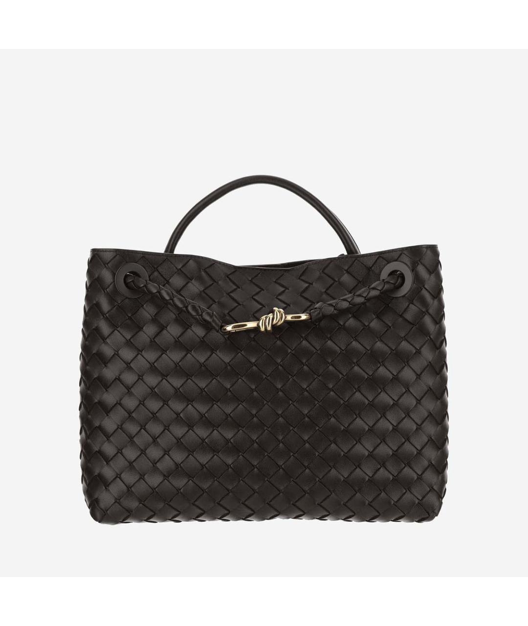 BOTTEGA VENETA Коричневая кожаная сумка тоут, фото 5
