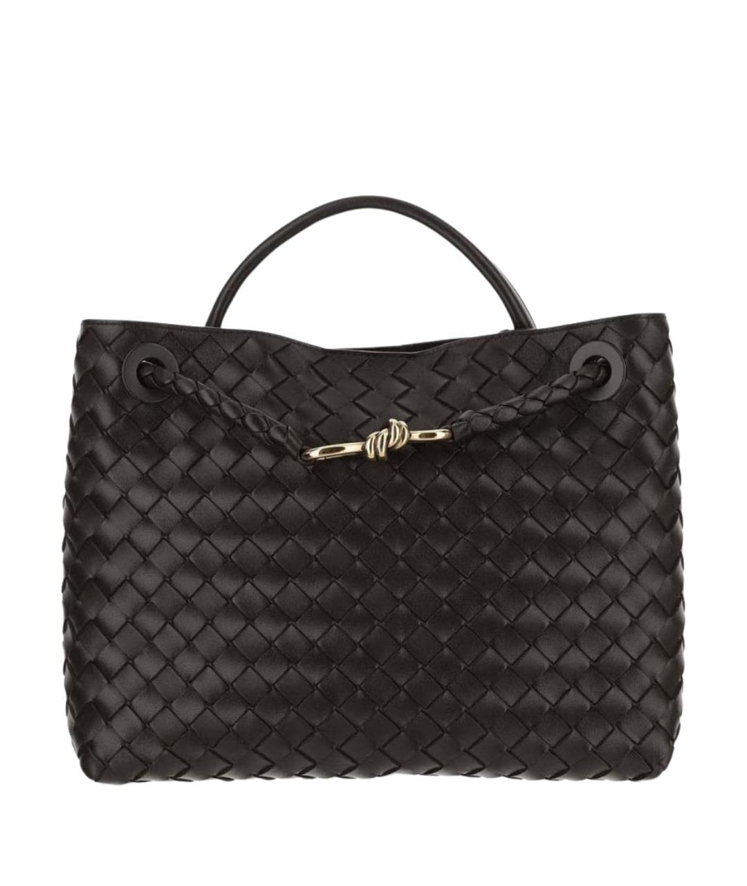 BOTTEGA VENETA Коричневая кожаная сумка тоут, фото 1