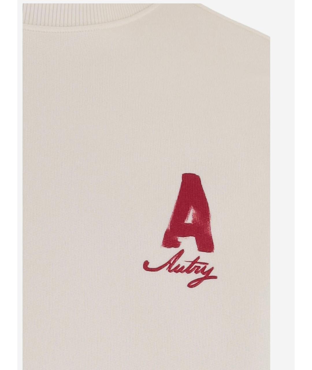 AUTRY Белый хлопковый джемпер / свитер, фото 3