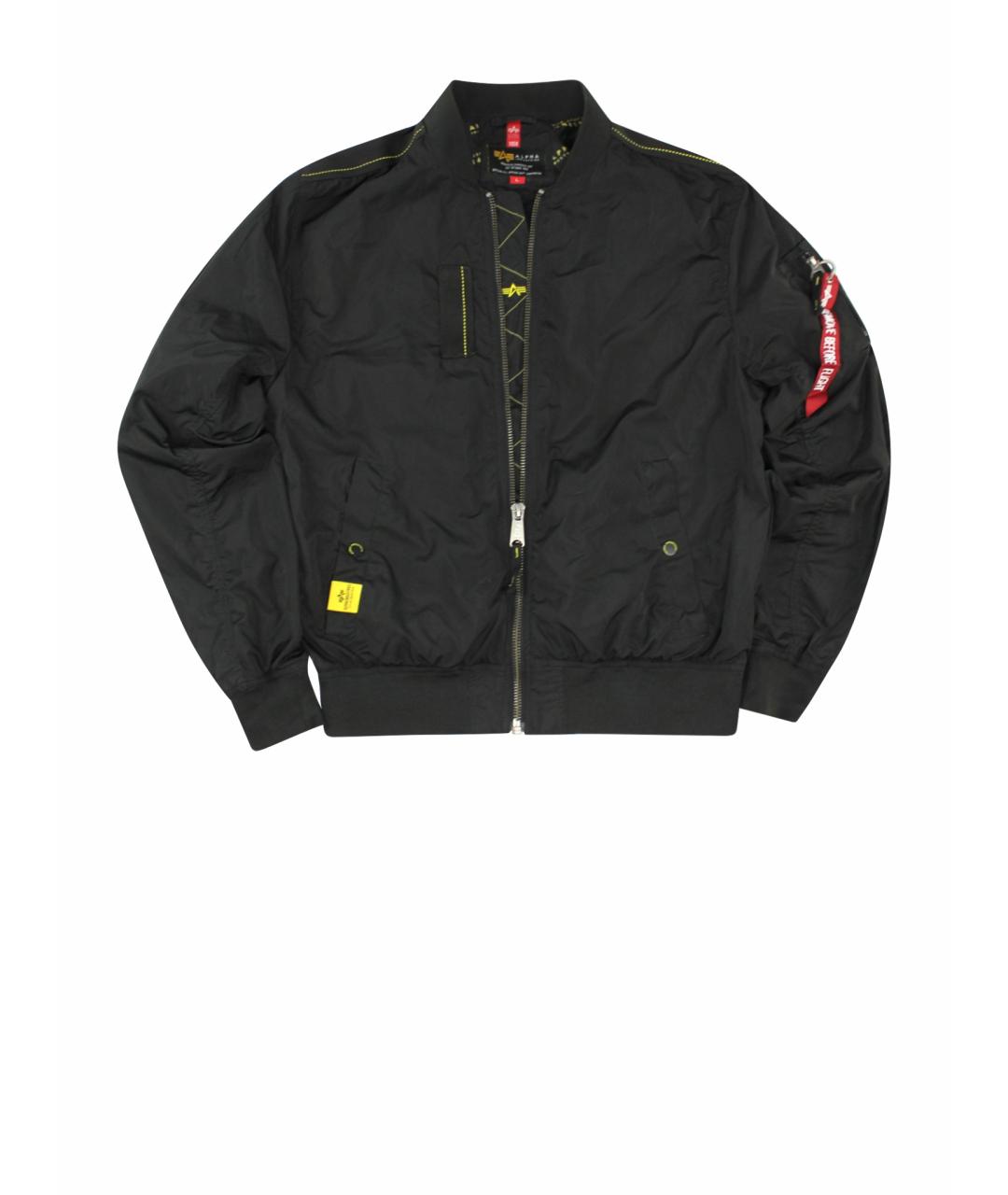 ALPHA INDUSTRIES Черная полиэстеровая куртка, фото 1