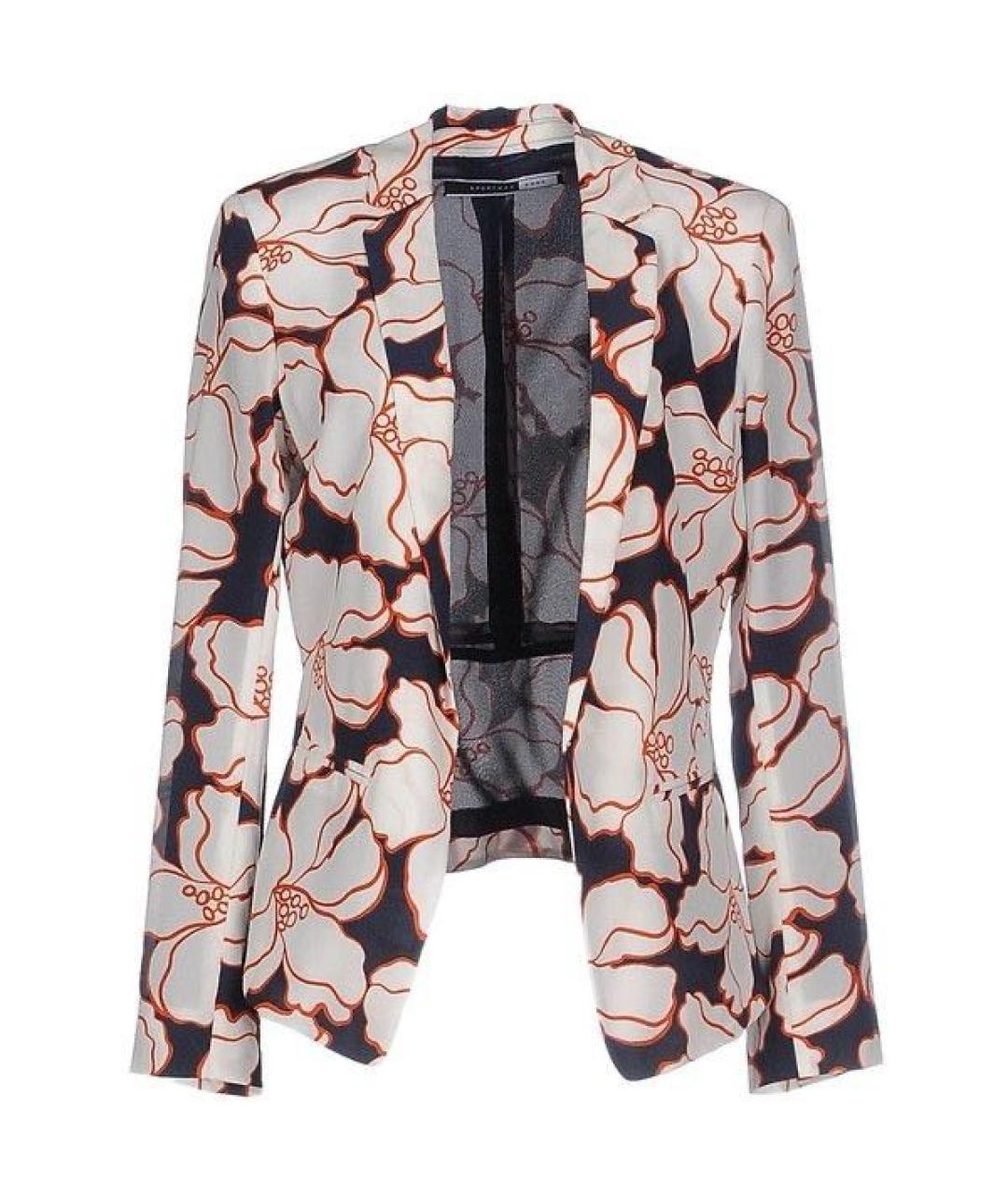 SPORTMAX Мульти шелковый жакет/пиджак, фото 8