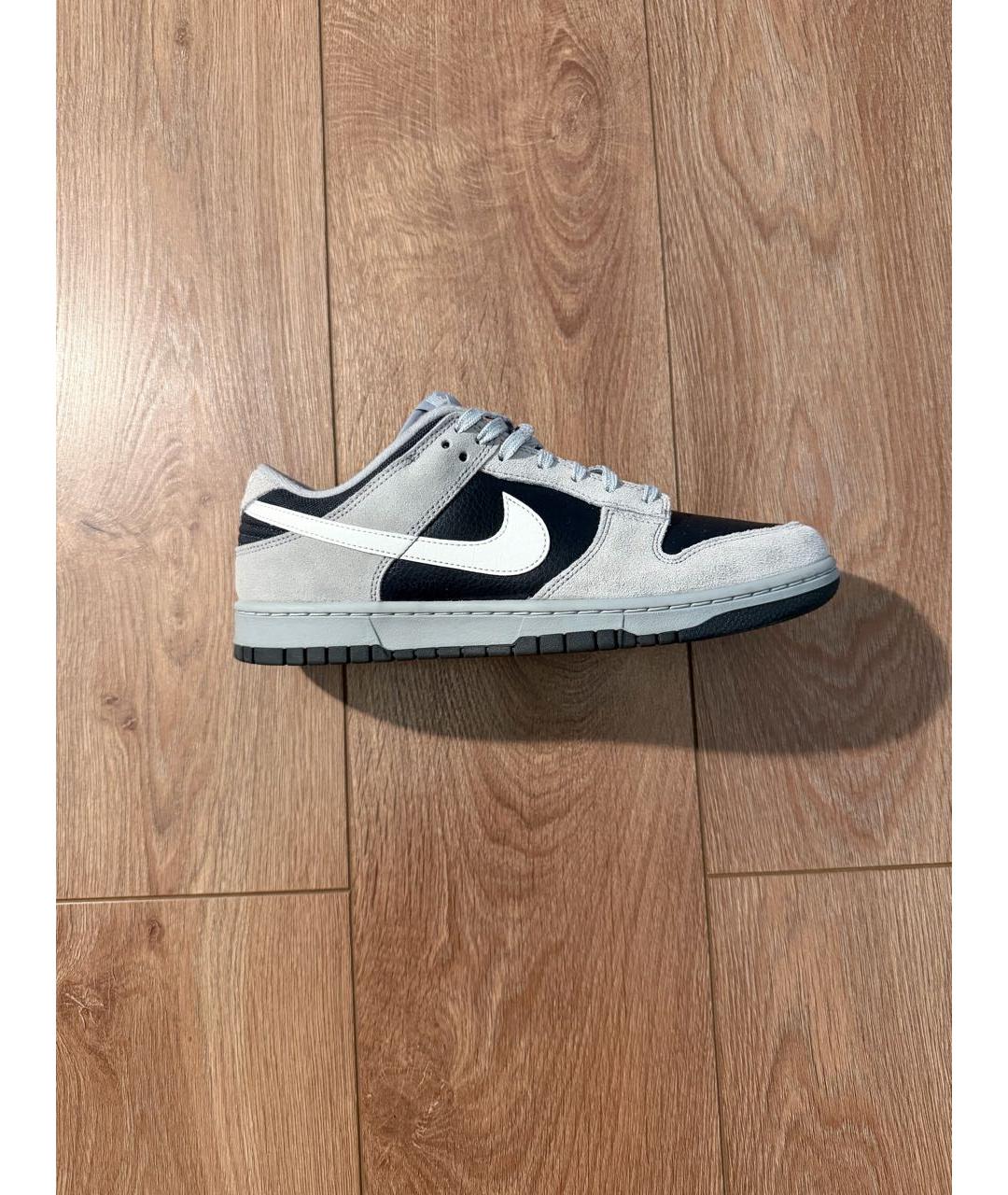 NIKE Серые замшевые низкие кроссовки / кеды, фото 5