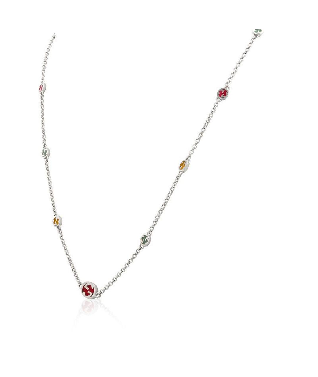 GUCCI Серебряная серебряная цепочка, фото 9