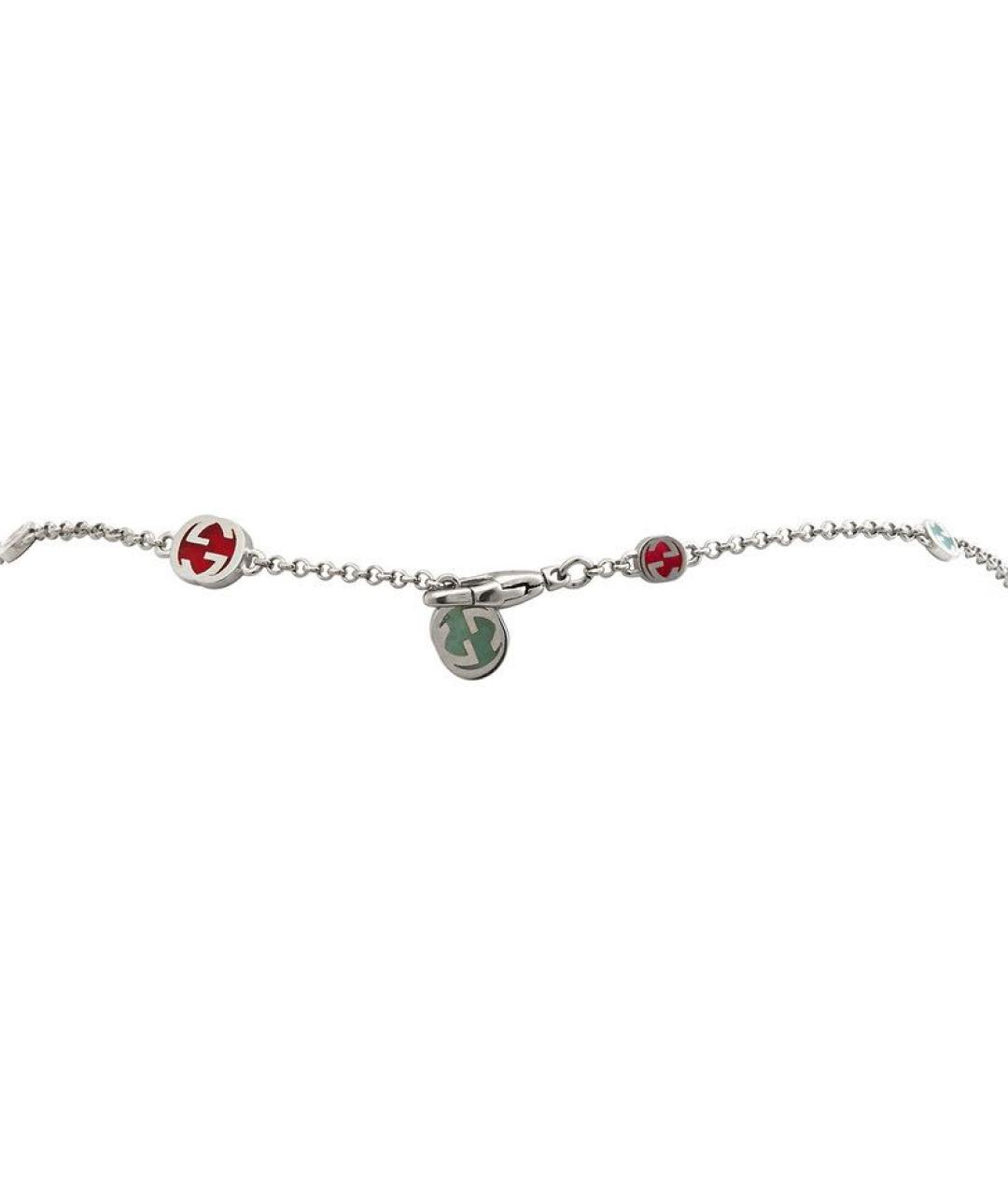 GUCCI Серебряная серебряная цепочка, фото 2
