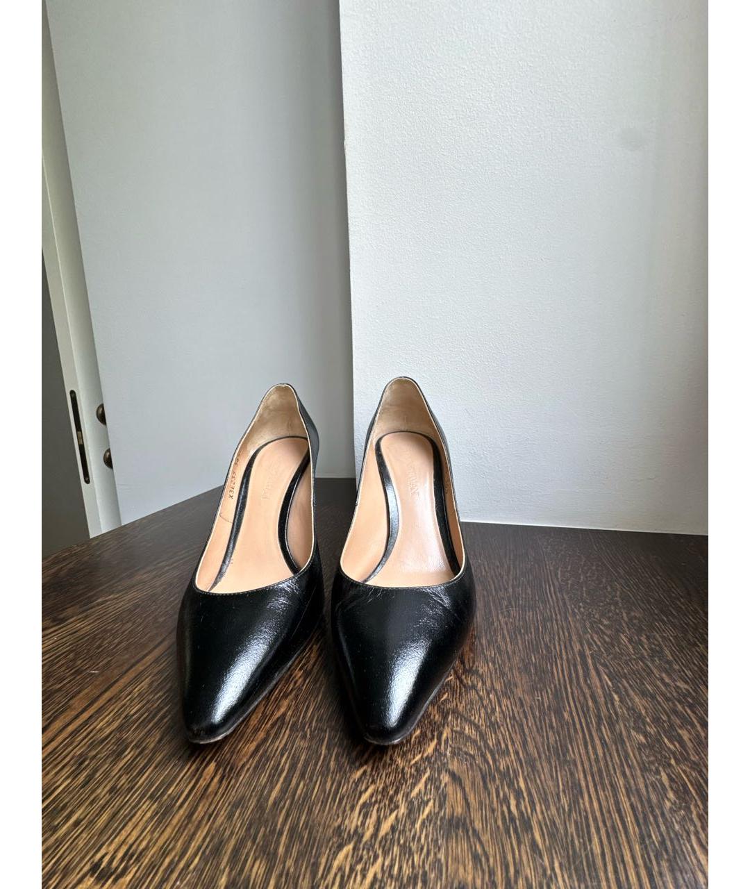 EMPORIO ARMANI Черные кожаные туфли, фото 2