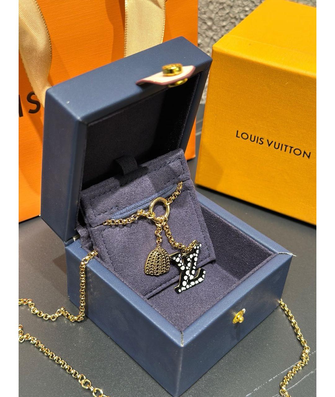 LOUIS VUITTON Золотое колье, фото 5