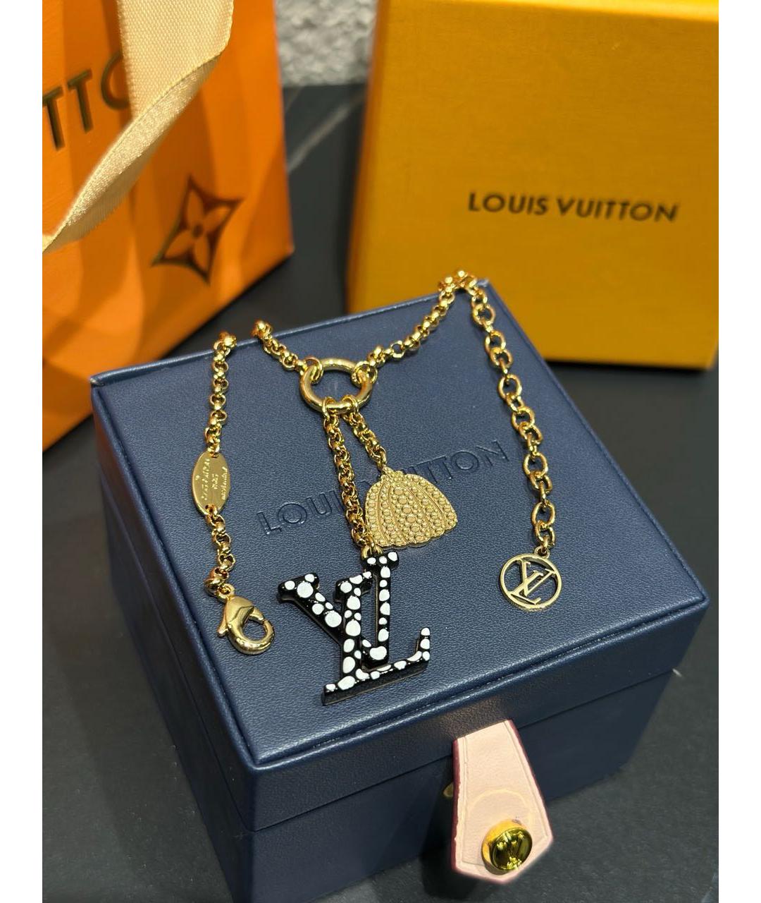 LOUIS VUITTON Золотое колье, фото 3